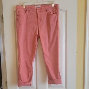 LOFT Coral Ankle Jeans